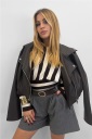 maglioncino manica manica lunga bicolore lively